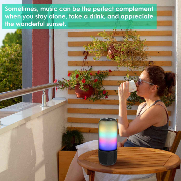 ElectroArea RGB Party Bluetooth Speaker – 10W, 6 Light Modes, TWS, Radio, USB, SD Card
