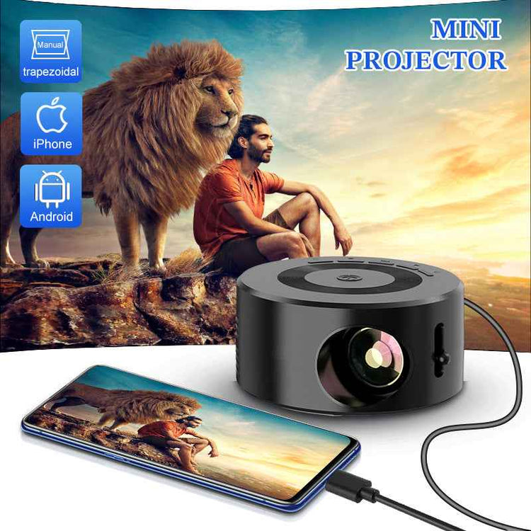 ElectroArea Palm-Sized Mini Projector – Pocket Cinema, Phone Compatible, 208g