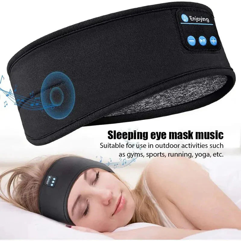 Smart Essentials Collection sleeping eye mask music for outdoor activities like gym, sports, running, and yoga.